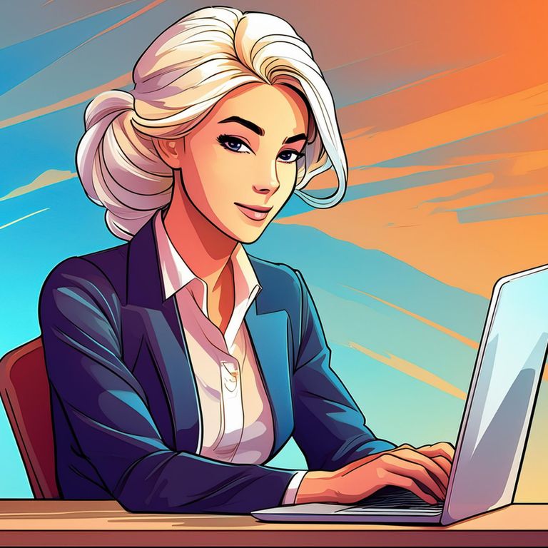 Eine Frau am Schreibtisch, die die neuen Veränderungen am Instagram-Algorithmus in ihrer Social Media Strategie verarbeitet